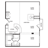 Studio 1x1 1026-1036 SF
